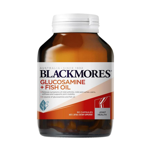 Blackmores Viên Hỗ Trợ Xương Khớp Kết Hợp Dầu Cá Glucosamine & Fish Oil 90 Viên