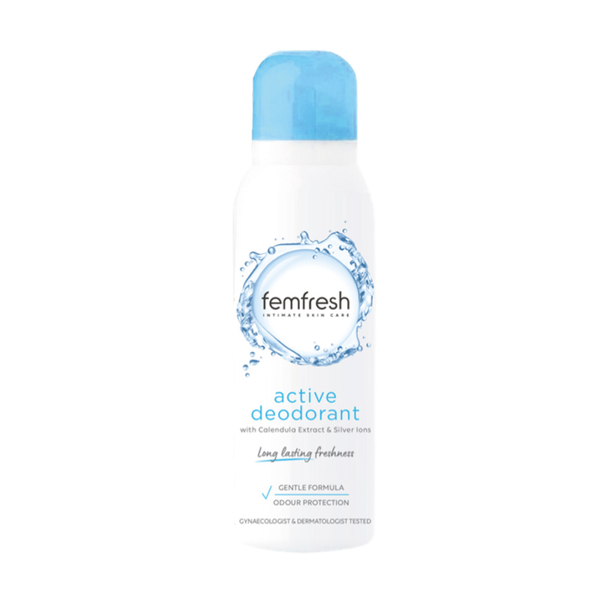 Femfresh Xịt Thơm Khử Mùi Vùng Kín Active Deodorant 125ml