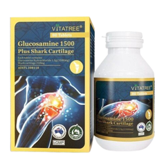 Vitatree Viên Uống Hỗ Trợ Xương Khớp Glucosamine, Sụn Cá Mập 1500mg 80 Viên