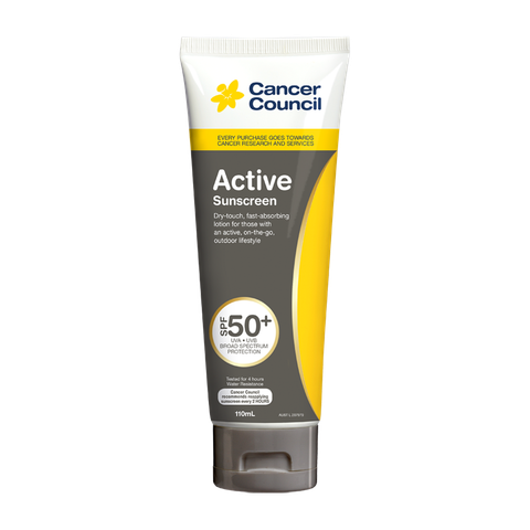 Cancer Council Kem Chống Nắng Cancer Council Active Năng Động SPF50+ UVA-UVB 110ml