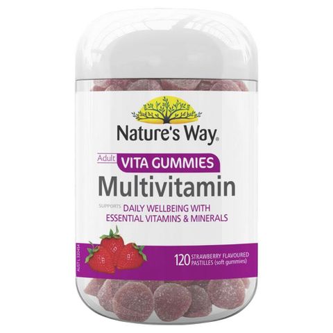 Nature’s Way Viên Uống Tổng Hợp Cho Người Lớn Adult Vitagummies Multivitamin 120 Viên