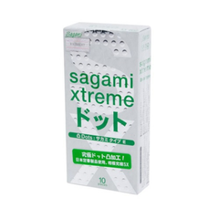 Okamoto Bao Cao Su Có Gân, Gai Sagami Xtreme Dots Type Hộp 10 Chiếc