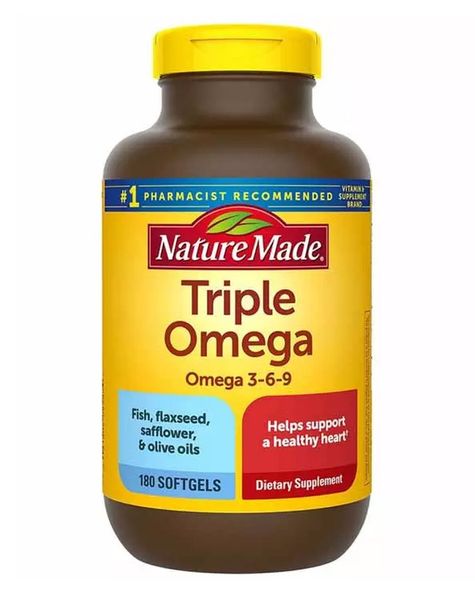 Nature Made Viên Uống Bổ Sung Omega 3 6 9 Triple Omega 180 Viên