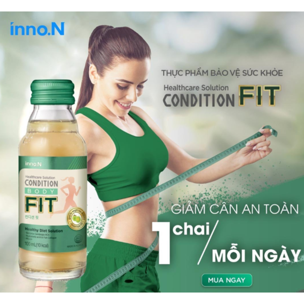 Combo 2 Hộp Inno.N Hộp 10 Chai Nước Uống Hỗ Trợ Quá Trình Detox Hiệu Quả Condition Fit 100ml