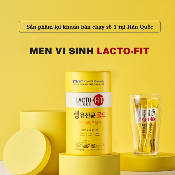 Lacto-fit Gold Men Vi Sinh Hàn Quốc Dành Cho Gia Đình