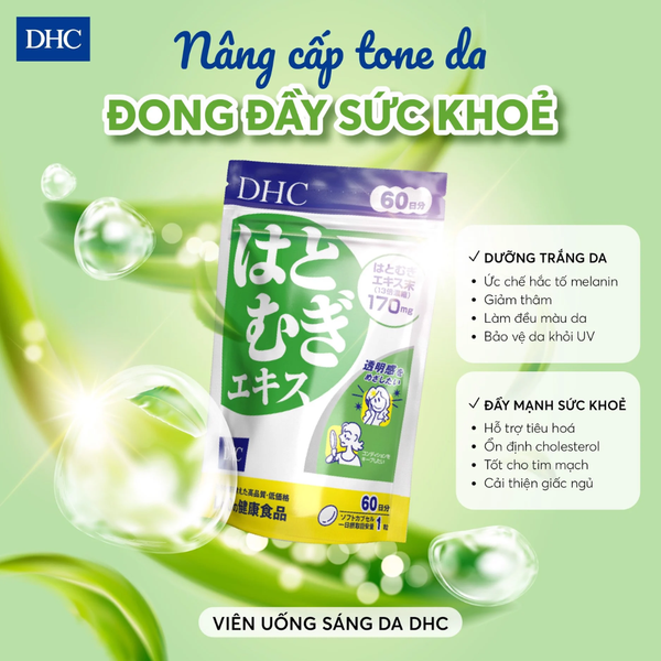 DHC Viên Uống Sáng Da Adlay Coix Extract 30 Ngày