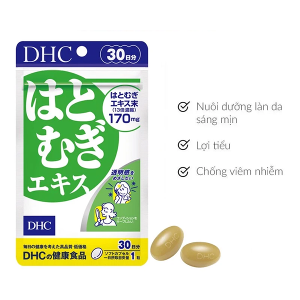 DHC Viên Uống Sáng Da Adlay Coix Extract 30 Ngày