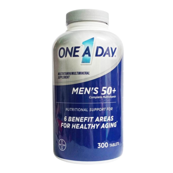 Viên Uống Vitamin Tổng Hợp Nam Trên 50 Tuổi One A Day Men’s Multivitamin 50+ Mỹ 300 Viên