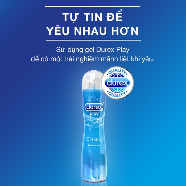 Durex Gel Bôi Trơn Hỗ Trợ Cải Thiện Xuất Tinh Sớm Play Classic 50ml