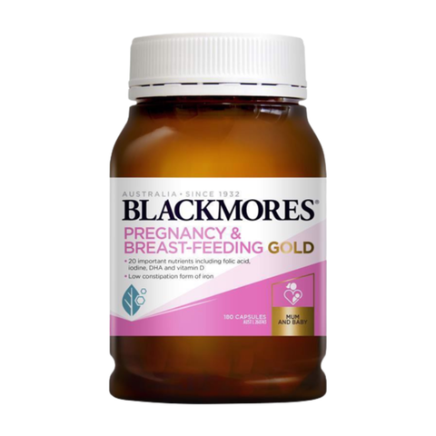 Viên Uống Bổ Sung Vitamin Tổng Hợp Mẹ Bầu Blackmores Pregnancy Gold Úc 180 Viên