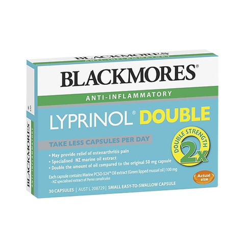 Blackmores Viên Uống Chống Viêm Giảm Đau Khớp Lyprinol Double 30 Viên