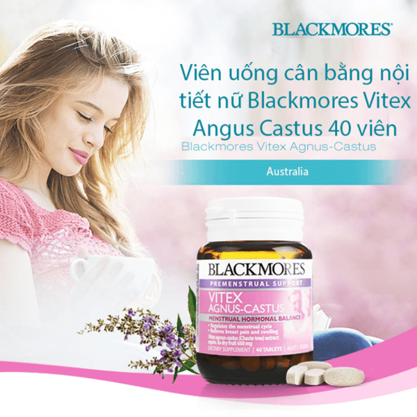 Blackmores Viên Cân Bằng Nội Tiết Tố Agnus Castus 40 Viên