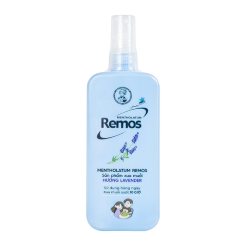 Remos Xịt Chống Muỗi Hương Lavender Mentholatum 150ml