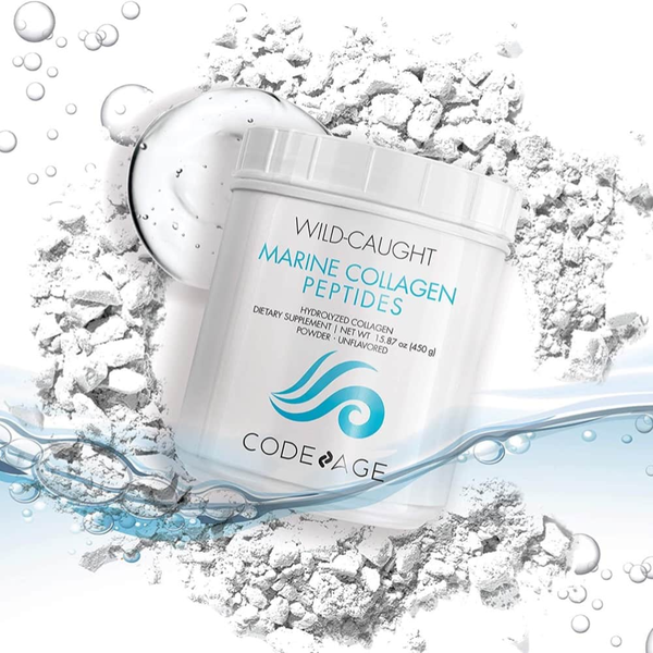 Codeage Bột Collagen Thủy Phân Hỗ Trợ Đẹp Da Wild Caught Marine Collagen Peptides Powder 450g