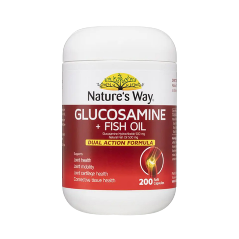 Nature's Way Viên Uống Dầu Cá Kết Hợp Glucosamine Dual Action Formula 200 Viên