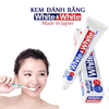 Lion Kem Đánh Răng Trắng Sáng White & White 150g