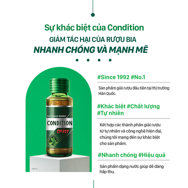 Inno.N Nước Hỗ Trợ Giải Rượu, Giải Độc, Tăng Cường Chức Năng Gan Condition