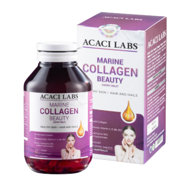 Acaci Labs Viên Uống Hỗ Trợ Đẹp Da Marine Collagen Beauty 90 Viên