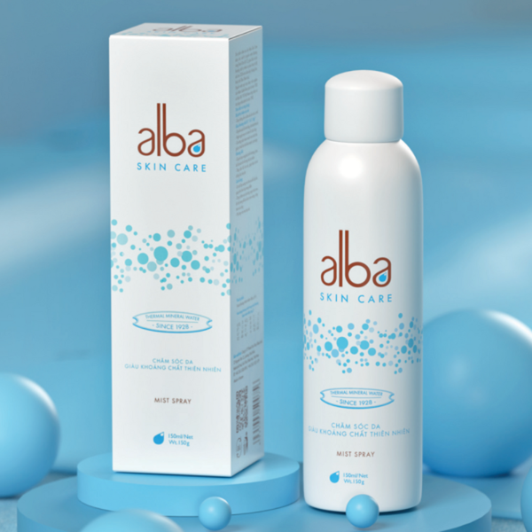 Alba Skincare Xịt Khoáng Thiên Nhiên Chăm Sóc Da Facial Mist Spray Adult