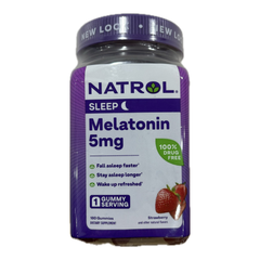 Natrol Kẹo Dẻo Hỗ Trợ Giấc Ngủ Gummies Melatonin 5mg 180 Viên