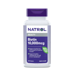 Natrol Viên Uống Hỗ Trợ Mọc Tóc Biotin 10000 Mcg 100 Viên