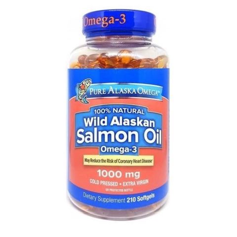 Pure Alaska Omega - Viên Dầu Cá Hồi Mỹ -  Wild Alaskan Salmon Oil