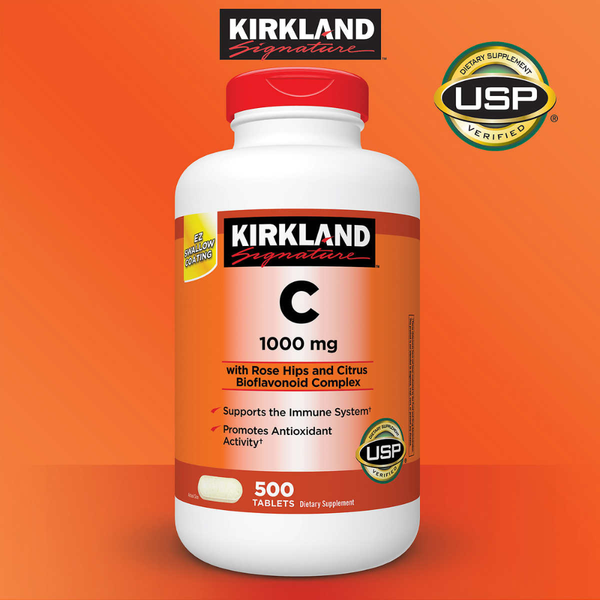 Kirkland Viên Uống Vitamin C 1000mg 500 Viên