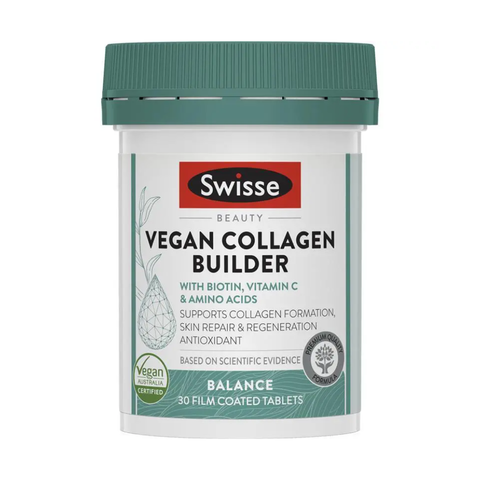 Swisse Viên Uống Làm Đẹp Da Vegan Collagen Builder 30 Viên