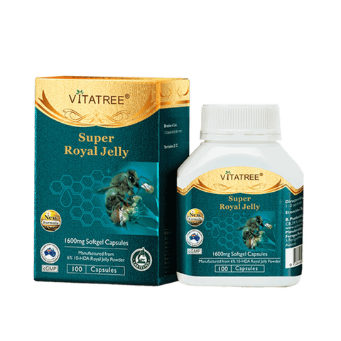 Vitatree Sữa Ong Chúa Super Royal Jelly 1600mg 100 Viên