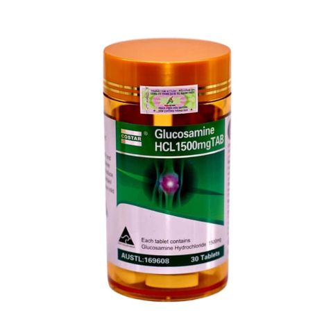 Costar Viên Uống Hỗ Trợ Xương Khớp Glucosamine HCL 1500mg 30 Viên