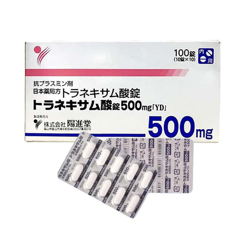 Transamin Viên Uống Trắng Da Giảm Thâm Nám 500mg 100 Viên