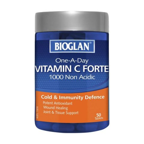 Bioglan Viên Uống Bổ Sung Vitamin C 1 Viên 1 Ngày One-a-Day Vitamin C Forte 1000mg 50 Viên