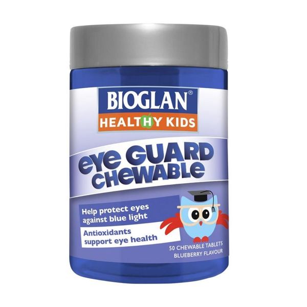 Bioglan Viên Nhai Hỗ Trợ Mắt Cho Trẻ Kids Eye Guard Chewable 50 Viên