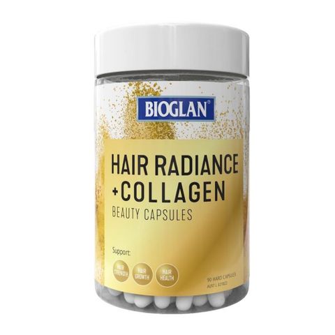 Bioglan Viên Uống Dưỡng Tóc Hair Radiance + Collagen 90 Viên