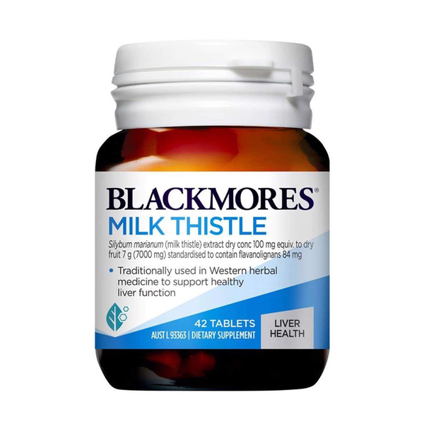 Blackmores Viên Uống Bổ Gan Chiết Xuất Từ Cây Kế Sữa Milk Thistle 42 Viên