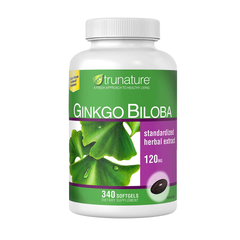 Trunature Viên Uống Hỗ Trợ Tuần Hoàn Não Và Trí Nhớ Ginkgo Biloba 120mg 340 Viên