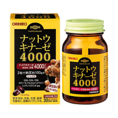 Orihiro Viên Uống Hỗ Trợ Phòng Đột Quỵ Nattokinase 4000 FU Nhật Bản 60 Viên