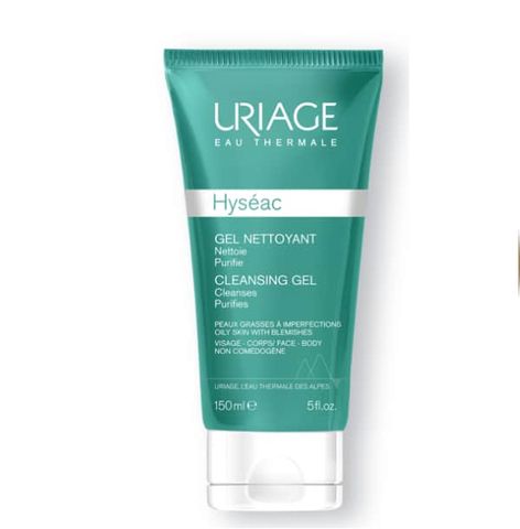 Uriage Gel Rửa Mặt Giảm Nhờn Da Dầu, Mụn Uriage Hyséac Gel Nettoyant 150ml