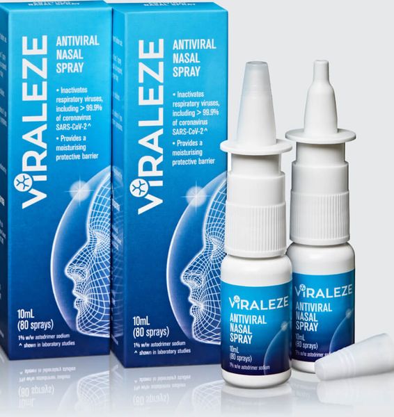 Viraleze Xịt Mũi Kháng Khuẩn Hỗ Trợ Giảm Lây Bệnh Hô Hấp, Virus 10ml