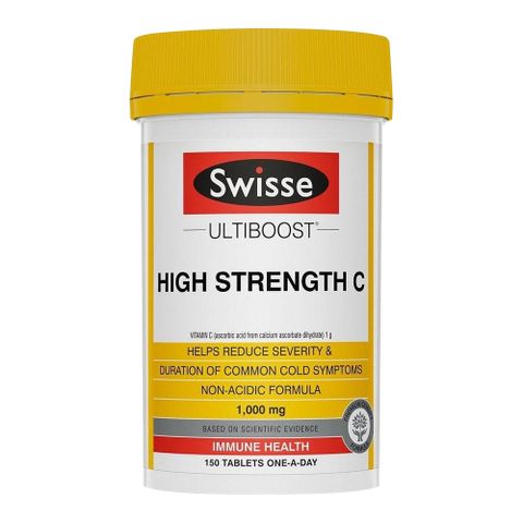 Swisse Viên Uống Bổ Sung Vitamin C 1000mg Ultiboost High Strength C 150 Viên