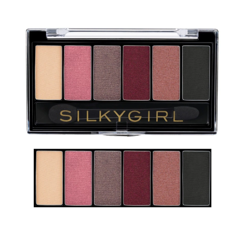 Bảng Phấn Mắt 6 Màu Silkygirl Truly Nude - 04 Brick