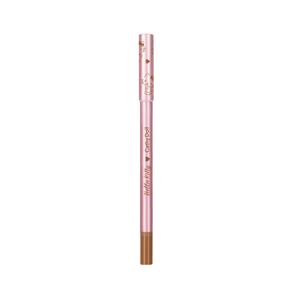 Chì kẻ mày Hello Kitty Cathy Doll Blur Brow Powder Pencil 0.37g #01 Soft Brown