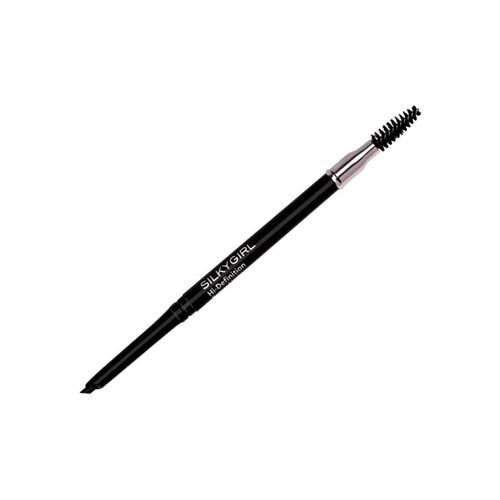 Chì Mày Hai Đầu Silkygirl Hi-Definition Brow Liner Soft Black 0.35g
