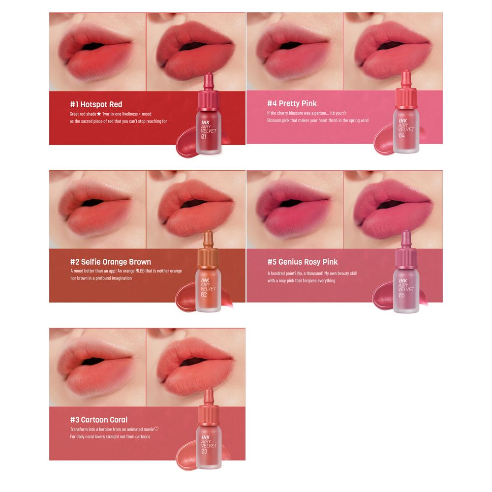Son nước Peripera Ink Airy Velvet 002 4g