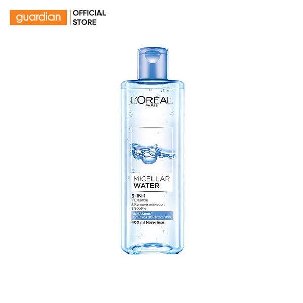  Nước Tẩy Trang 3 In 1 Micellar Làm Tươi Mát Da L'Oréal Paris 400Ml 