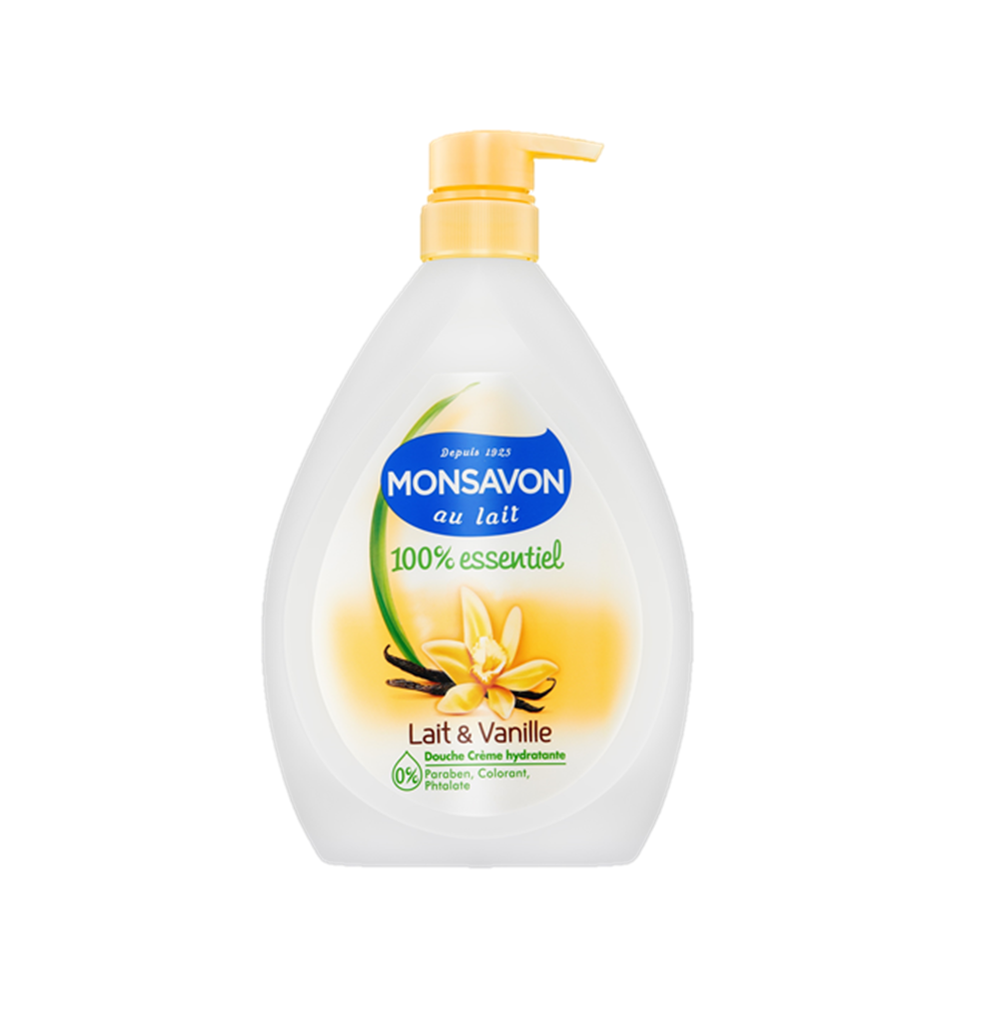 Sữa Tắm Monsavon Dịu Nhẹ Chiết Xuất Từ Sữa Và Hoa Vani 1000ml