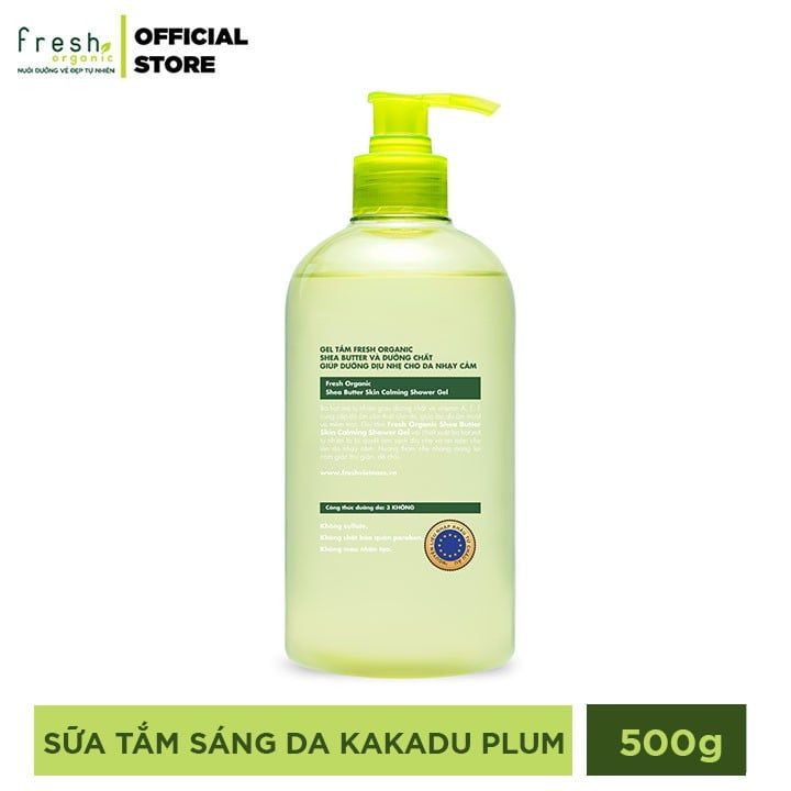 Sữa Tắm Fresh Organic Da Sáng Rạng Ngời - Kakadu Plum 500g