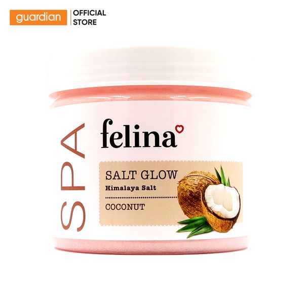 Tẩy tế bào chết Felina muối hồng Himalaya tinh chất dầu dừa 500g Guardian Việt Nam Tẩy tế bào chết Felina muối hồng Himalaya tinh chất dầu dừa 500g Guardian Việt Nam