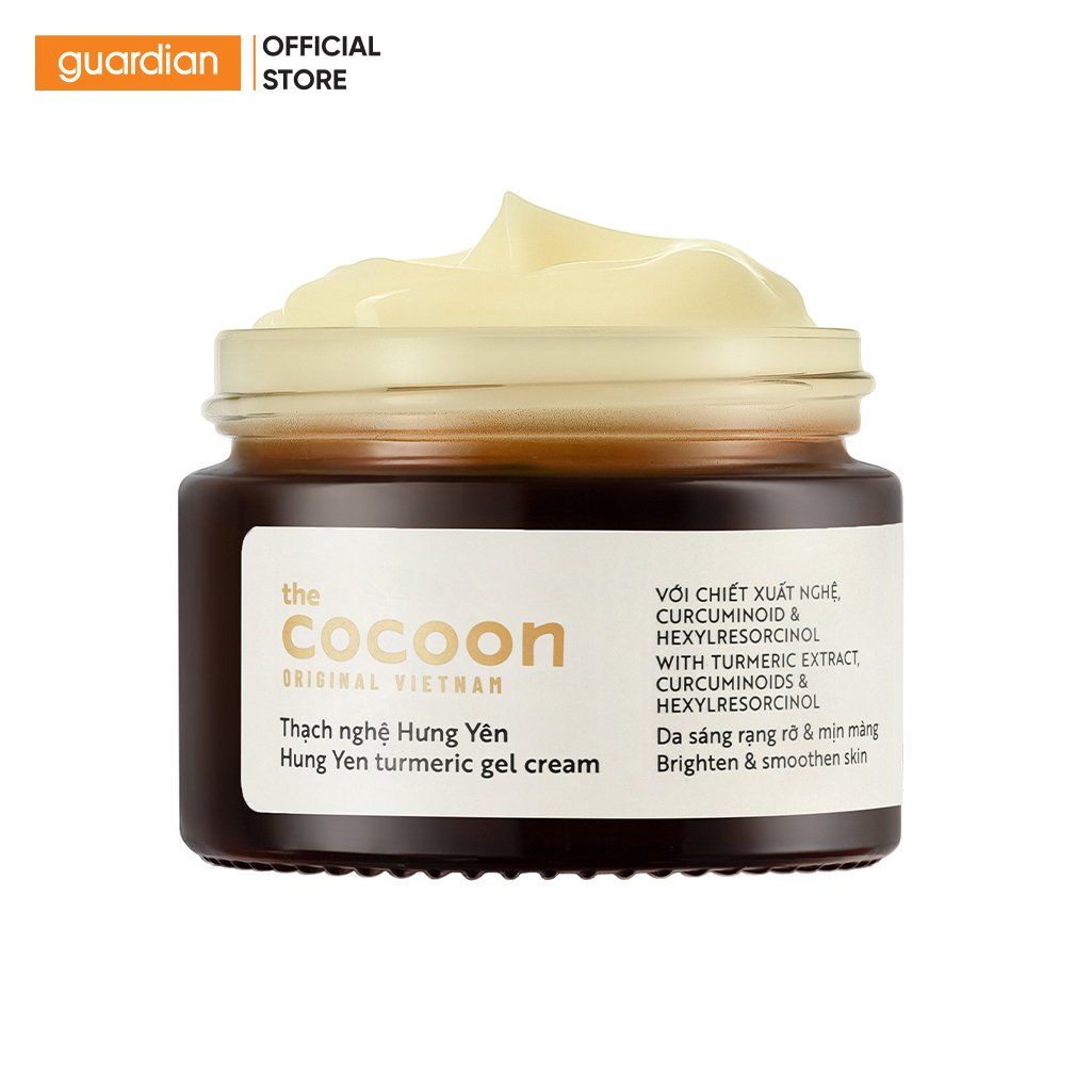 Kem Dưỡng Da Sáng Rạng Rỡ Và Mịn Màng Dạng Thạch Từ Nghệ Hưng Yên cocoon 30Ml