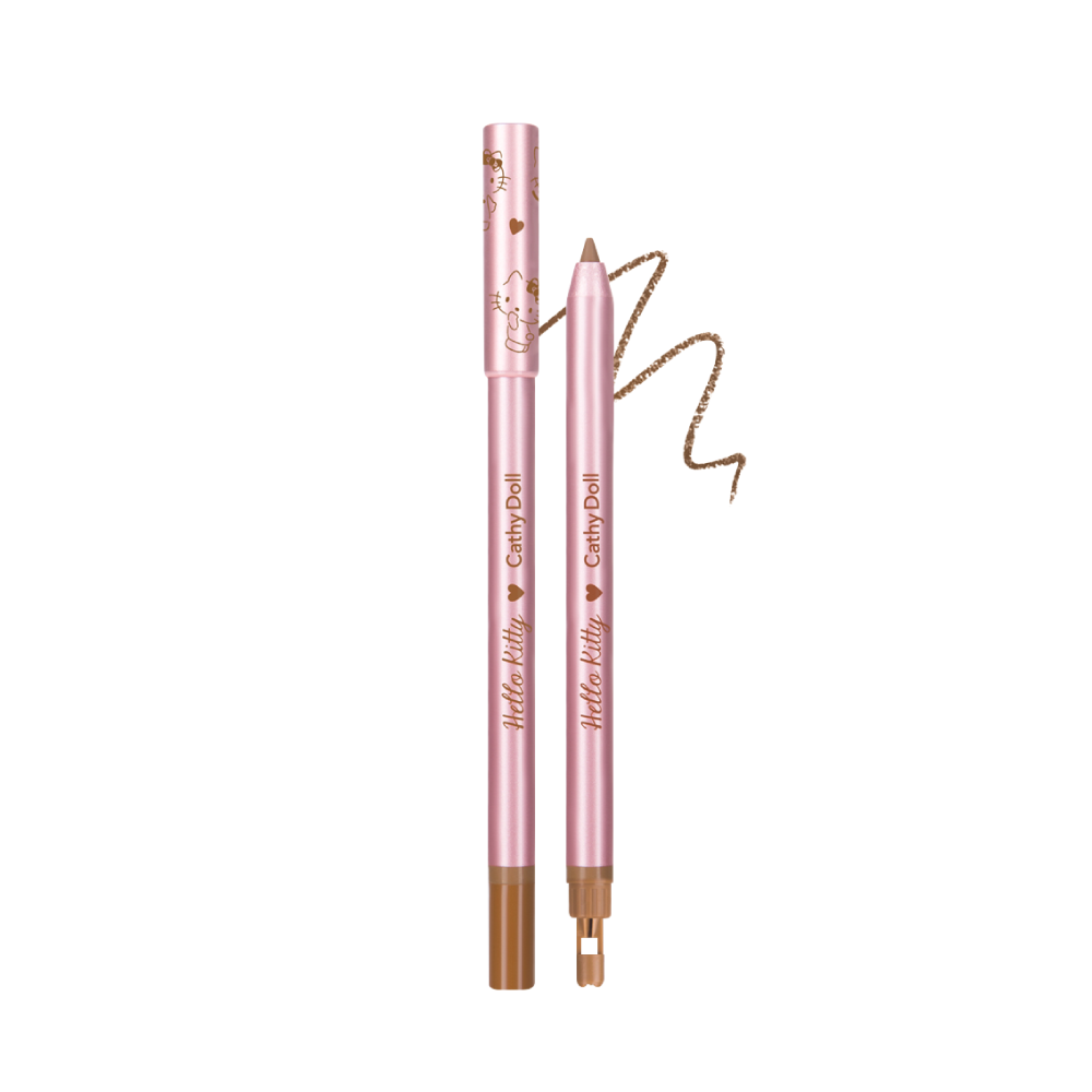 Chì kẻ mày Hello Kitty Cathy Doll Blur Brow Powder Pencil 0.37g #01 Soft Brown